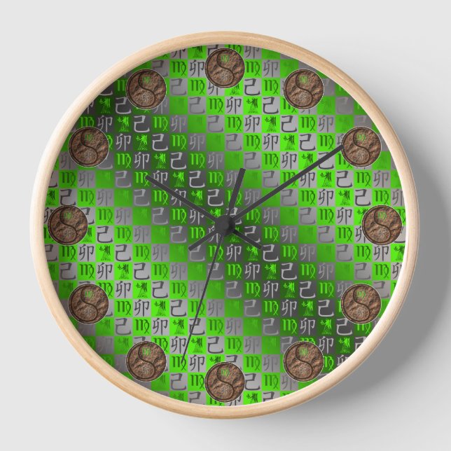 Reloj Virgo y Conejo de Tierra (Anverso)
