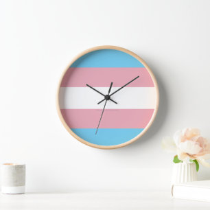 Reloj Visibilidad de la bandera del orgullo transgénero
