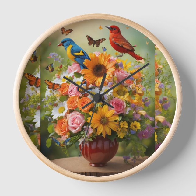 Reloj "Vitamina Bloom: un Bouquet de bienestar y belleza (Anverso)