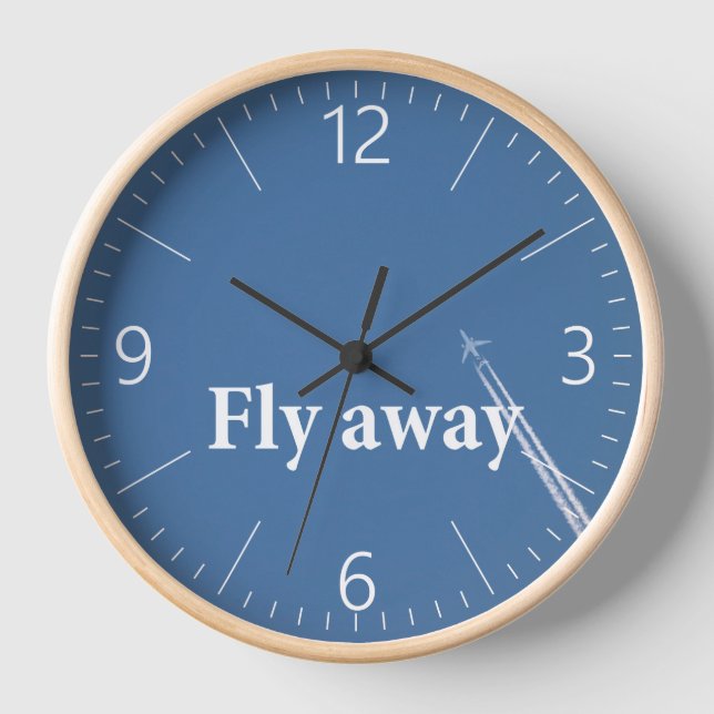 Reloj Vuela lejos (Anverso)