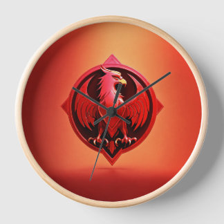 Reloj Wall clock  Majestic Red Eagle Emblem