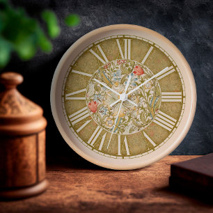 Reloj William Morris Golden Lily Clásico Victoriano