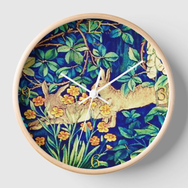 Reloj William Morris "Two Hares" Conejos Salvajes (Anverso)
