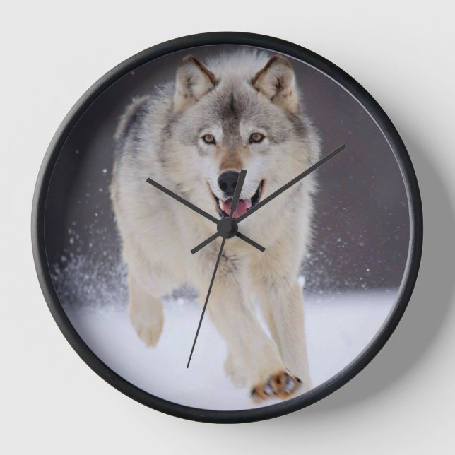 Reloj Yellowstone Wolf (Anverso)