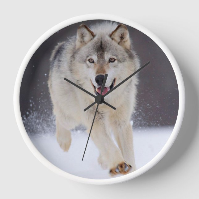 Reloj Yellowstone Wolf (Anverso)