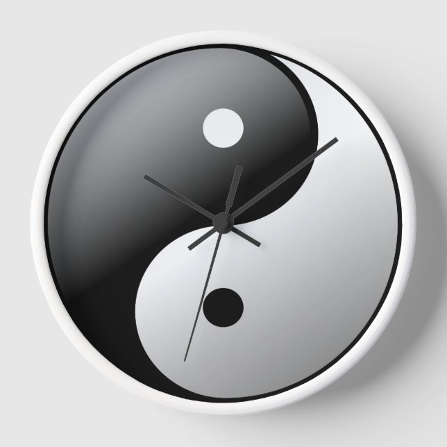 Reloj Yin Yang (Anverso)