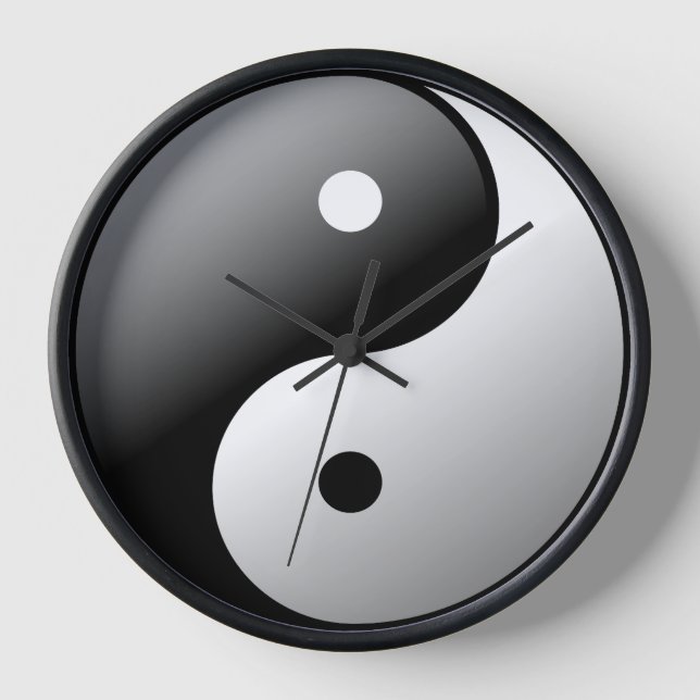 Reloj Yin Yang (Anverso)