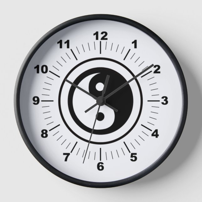 Reloj Yin Yang (Anverso)