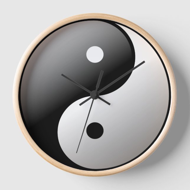 Reloj Yin Yang (Anverso)