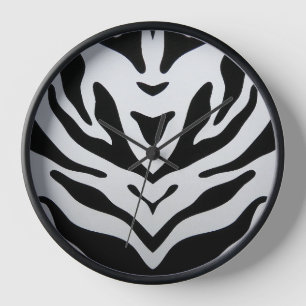 RELOJ ZEBRA STRIPTS ABSTRACT