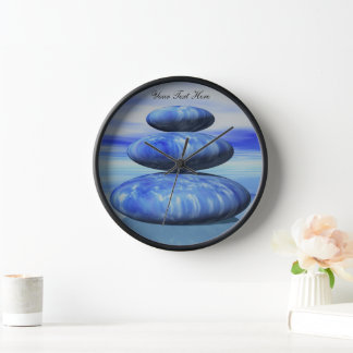 Reloj Zen Arctic Stones Balance Wall Clock