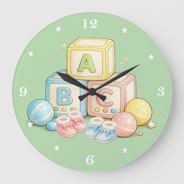 relojes BABYCLOCK-ABCBLOCKS-C - Relojes (Anverso)