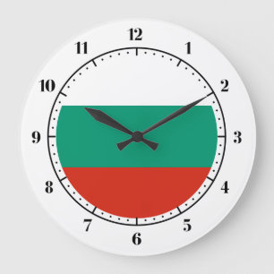 Relojes búlgaros de la bandera