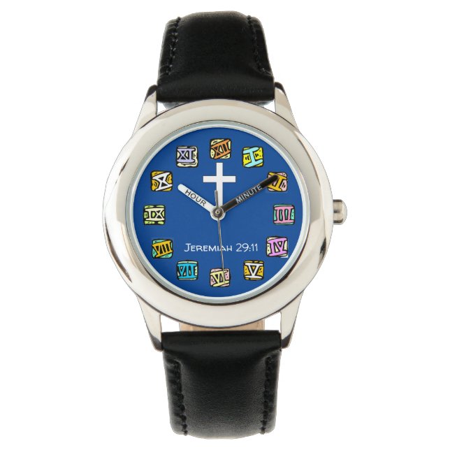 Relojes cristianos personalizados para niños (Anverso)
