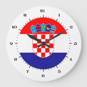 Relojes croatas de la bandera
