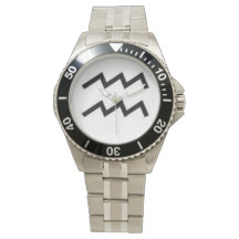 Relojes de acero inoxidable para hombres signo de 