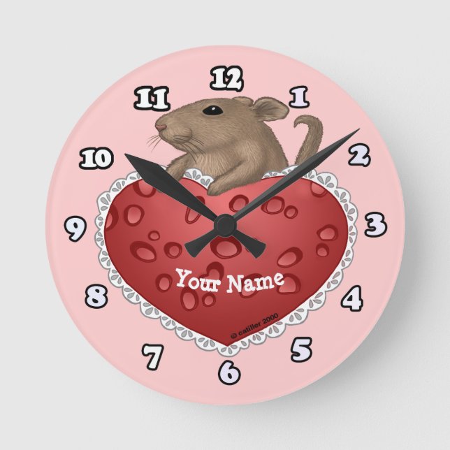 Relojes de amor de ratón corazón (Anverso)