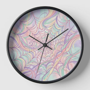 Relojes de arte abstracto de encaje de telaraña pa