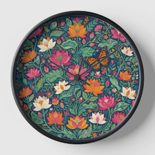 Relojes de Arte Abstracto Loto Monarca Mexicano