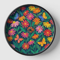 Relojes de arte de margaritas mariposas Matisse ab