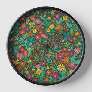 Relojes de arte de mariposas de jardín de margarit