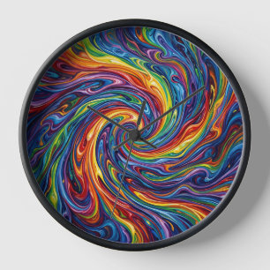 Relojes de arte de nebulosa de galaxia abstracta c