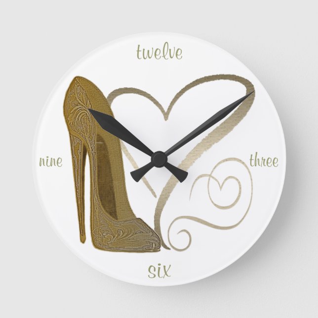 Relojes de arte de zapatos de Stiletto (Anverso)