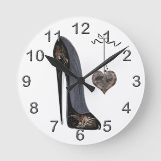 Relojes de arte de zapatos de Stiletto