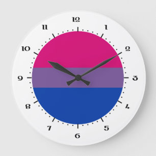 Relojes de bandera de bisexualidad
