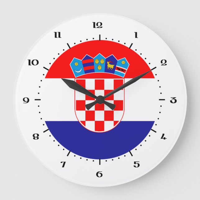 Relojes de bandera de Croacia (Anverso)