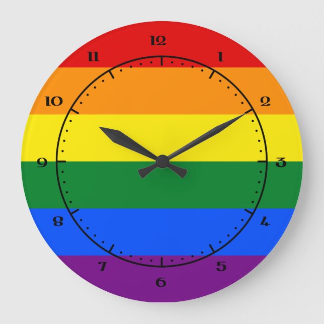 Relojes de bandera LGBT (Anverso)