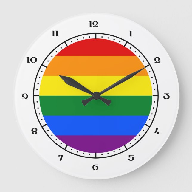Relojes de bandera LGBT (Anverso)