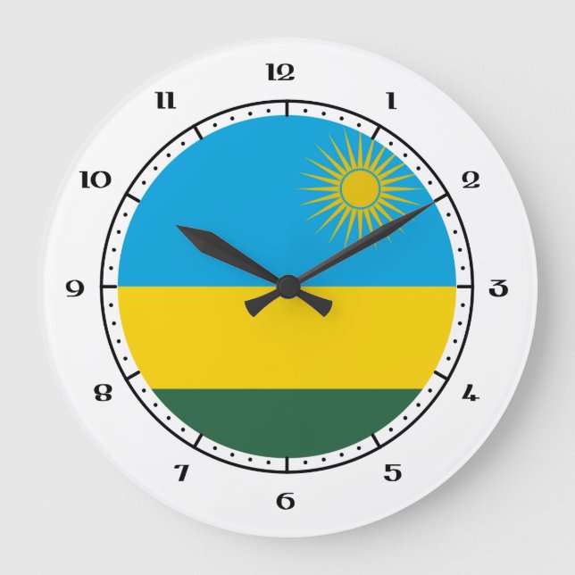 Relojes de bandera ruandeses/ruandeses (Anverso)