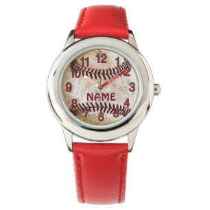 Relojes de béisbol personalizados para niños