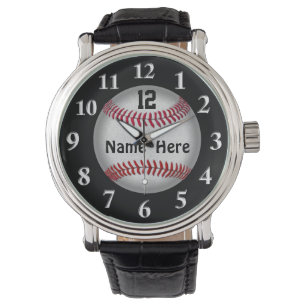 Relojes de béisbol Softball, SU NOMBRE Y NÚMERO