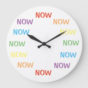 Relojes de broma La hora es ahora Reloj de broma