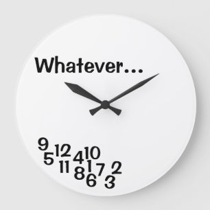 Relojes de broma números revueltos Reloj de broma