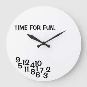Relojes de broma números revueltos Reloj de broma