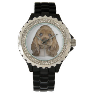 Relojes de cachorro de espías de Cocker