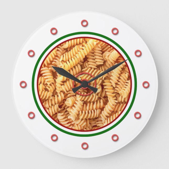 Relojes de cocina de Novedad de pasta, tema italia (Anverso)