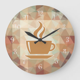 Relojes de cocina temática del café