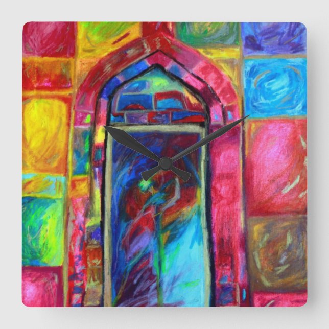 Relojes de diseño de bailarina de templos místicos (Anverso)