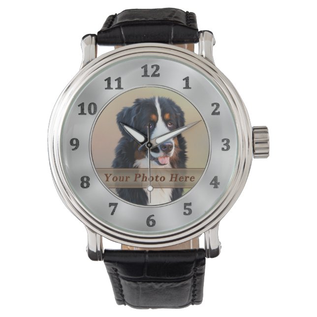 Relojes de fotos para hombres, mujeres y niños (Anverso)