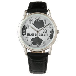 Relojes de fútbol personalizados para hombres, muj