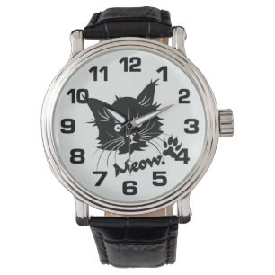 Relojes de gato negros