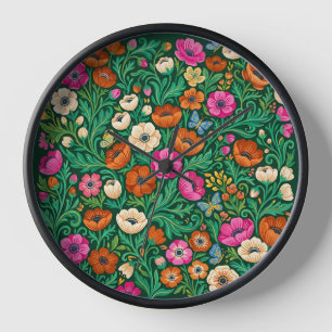 Relojes de jardín de anemones escandinavos abstrac