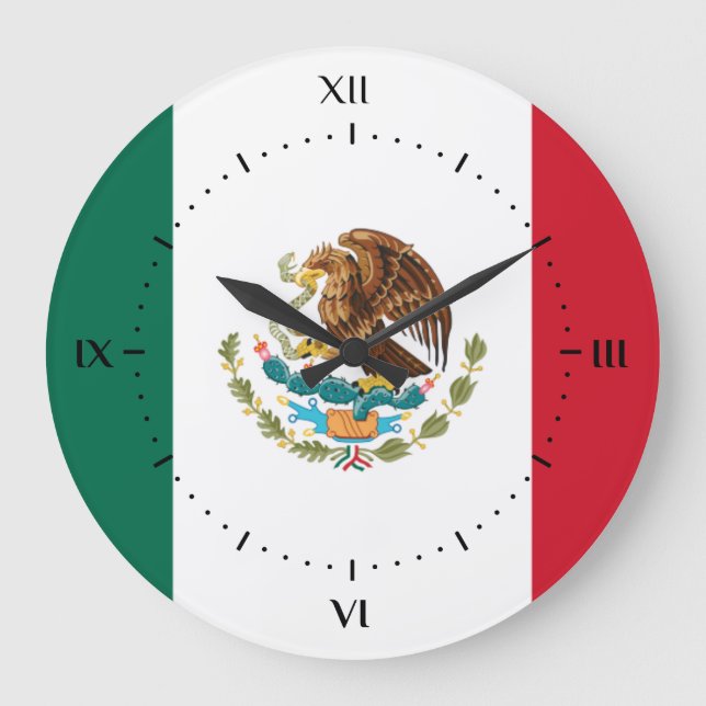 Relojes de la bandera mexicana (Anverso)