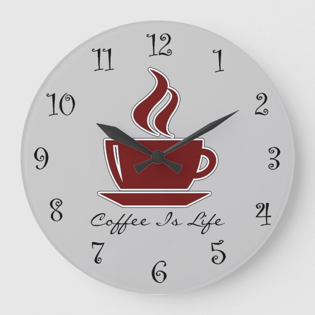 Relojes de la cocina para café (Anverso)