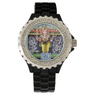 Relojes de la estatua de dios de Ganesha