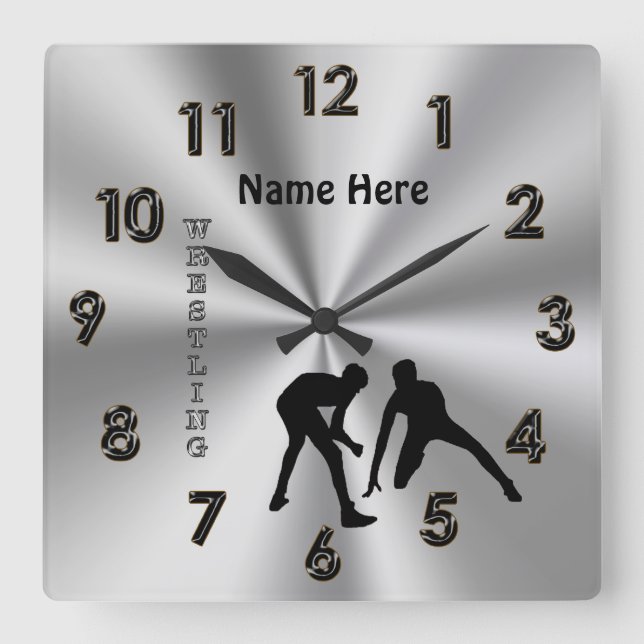 Relojes de lucha personalizada con su nombre (Anverso)